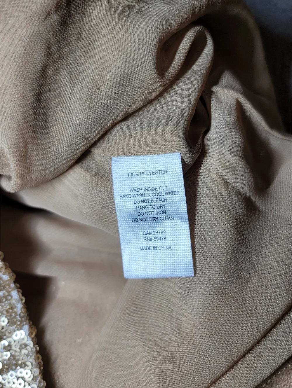 House of Harlow 1960 Gold Sequin Faux Wrap Mini Skirt NWOT S/M